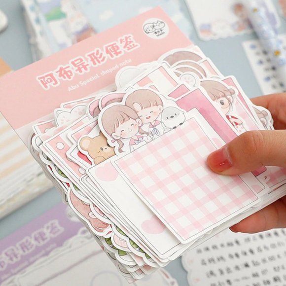 Kawaii Abu Girl Memo Notes - Picture 5 of 12